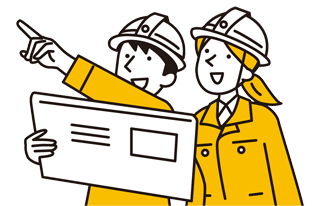 ２人の技術者画像